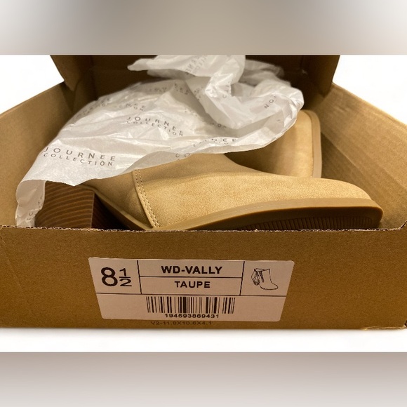 NWT Dual-Zip Heeled Ankle Booties, Journee Collection Women's Vally - Picture 12 of 16